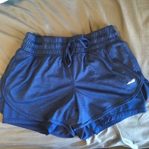 Workout shorts with spandex